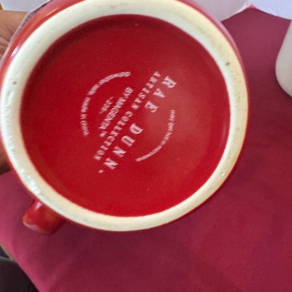 NWT Rae Dunn Red/White Seasonal Mug 4th of July - Picture 3 of 4